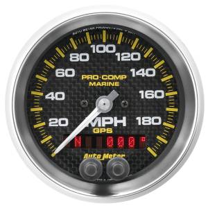 AutoMeter 3-3/8in. GPS SPEEDOMETER,  0-200 MPH - 200639-40