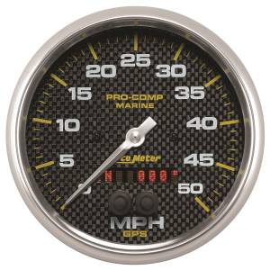 AutoMeter 5in. GPS SPEEDOMETER,  0-50 MPH - 200644-40