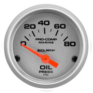 AutoMeter 2-1/16in. OIL PRESSURE,  0-80 PSI - 200744-33