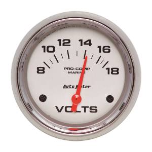 AutoMeter 2-5/8in. VOLTMETER,  8-18V - 200757-35