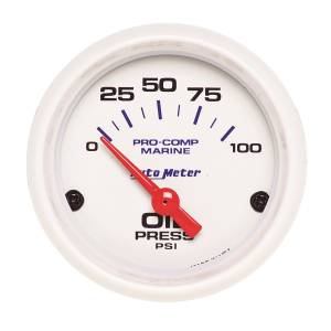 AutoMeter 2-1/16in. OIL PRESSURE,  0-100 PSI - 200758