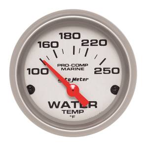 AutoMeter 2-1/16in. WATER TEMPERATURE,  100-250 deg.F - 200762-33