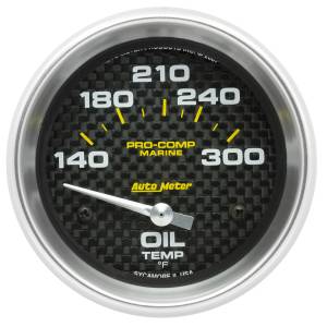 AutoMeter - AutoMeter 2-5/8in. OIL TEMPERATURE,  140-340 deg.F - 200765-40 - Image 1