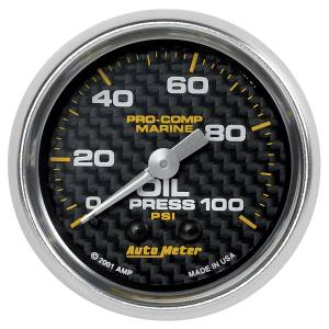 AutoMeter 2-1/16in. OIL PRESSURE,  0-100 PSI - 200790-40