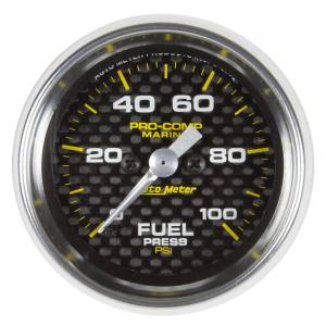 AutoMeter 2-1/16in. FUEL PRESSURE,  0-100 PSI - 200850-40