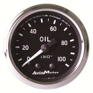 AutoMeter 2-1/16in. OIL PRESSURE,  0-100 PSI - 201006