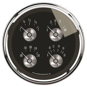 AutoMeter 5in. QUAD GAUGE,  100 PSI/100-250 deg.F/8-18V/0-90 O - 2012