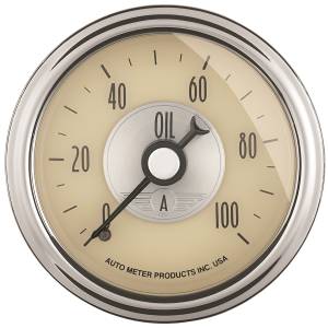 AutoMeter 2-1/16in. OIL PRESSURE,  0-100 PSI - 2021