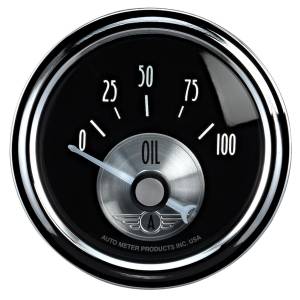 AutoMeter 2-1/16in. OIL PRESSURE,  0-100 PSI - 2028