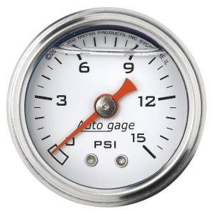 AutoMeter 1-1/2in. PRESSURE,  0-15 PSI - 2175