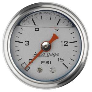 AutoMeter 1-1/2in. PRESSURE,  0-15 PSI - 2178