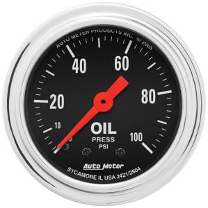 AutoMeter 2-1/16in. OIL PRESSURE,  0-100 PSI - 2421