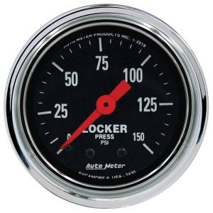 AutoMeter 2-1/16in. AIR LOCKER PRESSURE,  0-150 PSI - 2430