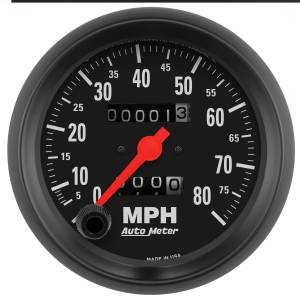 AutoMeter 3-3/8in. SPEEDOMETER,  0-80 MPH - 2690
