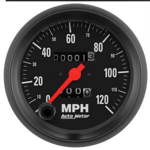 AutoMeter 3-3/8in. SPEEDOMETER,  0-120 MPH - 2692