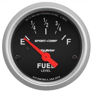 AutoMeter 2-1/16in. FUEL LEVEL,  73-10 O LINEAR - 3319