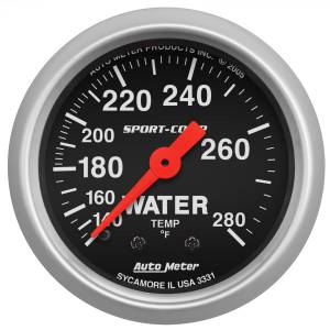 AutoMeter 2-1/16in. WATER TEMPERATURE,  140-280 deg.F - 3331