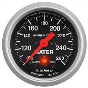 AutoMeter 2-1/16in. WATER TEMPERATURE,  100-260 deg.F - 3354