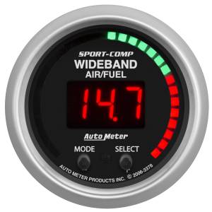 AutoMeter 2-1/16in. WIDEBAND PRO AIR/FUEL RATIO,  6:1-20:1 AFR - 3378