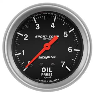 AutoMeter 2-5/8in. OIL PRESSURE,  0-7 KG/CM2 - 3421-J