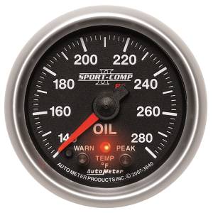 AutoMeter 2-1/16in. OIL TEMPERATURE,  140-280 deg.F - 3640