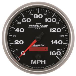 AutoMeter 5in. SPEEDOMETER,  0-160 MPH - 3689