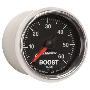 AutoMeter - AutoMeter 2-1/16in. BOOST,  0-60 PSI - 3805 - Image 4