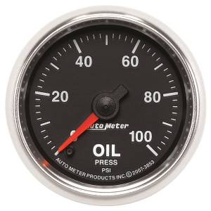 AutoMeter - AutoMeter 2-1/16in. OIL PRESSURE,  0-100 PSI - 3853 - Image 1