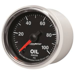 AutoMeter - AutoMeter 2-1/16in. OIL PRESSURE,  0-100 PSI - 3853 - Image 2