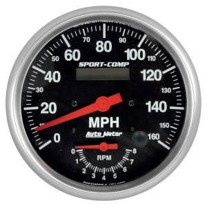 AutoMeter 5in. TACHOMETER/SPEEDOMETER COMBO,  8K RPM/160 MPH - 3978