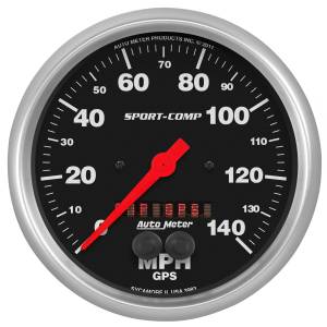 AutoMeter 5in. GPS SPEEDOMETER,  0-140 MPH - 3983