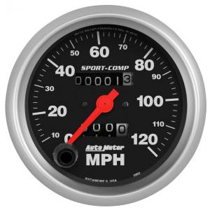 AutoMeter 3-3/8in. SPEEDOMETER,  0-120 MPH - 3992