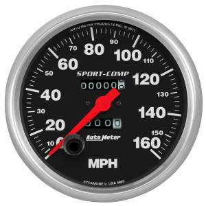 AutoMeter 5in. SPEEDOMETER,  0-160 MPH - 3995