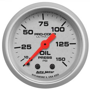 AutoMeter 2-1/16in. OIL PRESSURE,  0-150 PSI - 4323