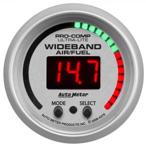 AutoMeter 2-1/16in. WIDEBAND PRO AIR/FUEL RATIO,  6:1-20:1 AFR - 4378