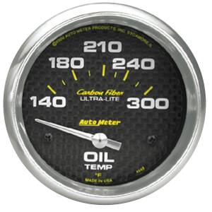 AutoMeter - AutoMeter 2-5/8in. OIL TEMPERATURE,  140-300 deg.F - 4848 - Image 1