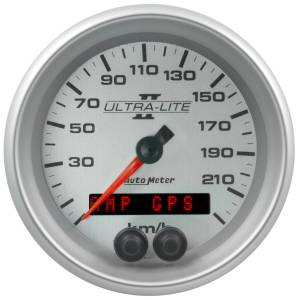 AutoMeter 3-3/8in. SPEEDO,  225 km/h - 4980-M