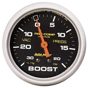 AutoMeter 2-5/8in. BOOST/VACUUM,  30 IN HG/20 PSI - 5401