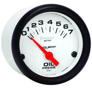 AutoMeter - AutoMeter 2-1/16in. OIL PRESSURE,  0-7 BAR - 5727-M - Image 2