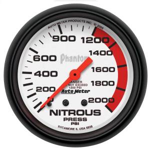 AutoMeter 2-5/8in. NITROUS PRESSURE,  0-2000 PSI - 5828