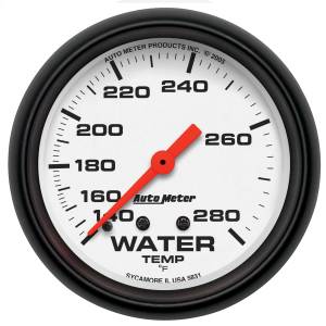 AutoMeter 2-5/8in. WATER TEMPERATURE,  140-280 deg.F - 5831