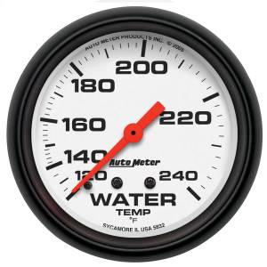 AutoMeter 2-5/8in. WATER TEMPERATURE,  120-240 deg.F - 5832