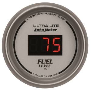 AutoMeter 2-1/16in. FUEL LEVEL,  PROGRAMMABLE 0-280 O - 6510