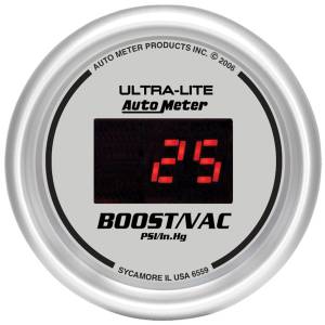 AutoMeter 2-1/16in. BOOST/VACUUM,  5-100 PSI - 6559
