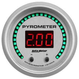 AutoMeter 2-1/16in. TWO CHANNEL PYROMETER (EGT),  0-2 - 6744-UL