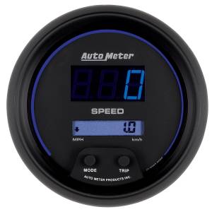 AutoMeter 3-3/8in. SPEEDOMETER,  0-260 MPH/0-260 KM/H - 6988
