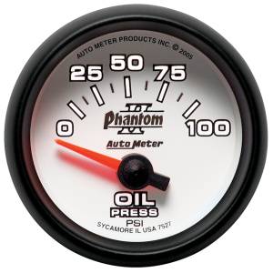 AutoMeter - AutoMeter 2-1/16in. OIL PRESSURE,  0-100 PSI - 7527 - Image 2