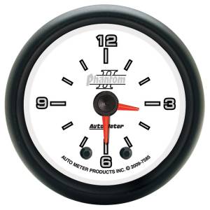 AutoMeter 2-1/16in. CLOCK,  12 HOUR - 7585
