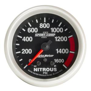 AutoMeter 2-5/8in. NITROUS PRESSURE,  0-1600 PSI - 7674