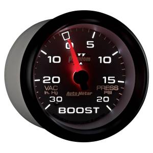 AutoMeter - AutoMeter 2-5/8in. BOOST/VACUUM,  30 IN HG/20 PSI - 7801 - Image 5